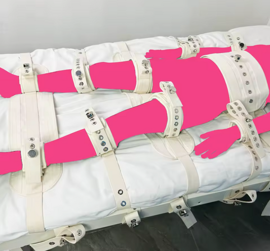 Asylum Bed Restraints System - Harness Bondage 7 Fixation Points for Ultimate Control