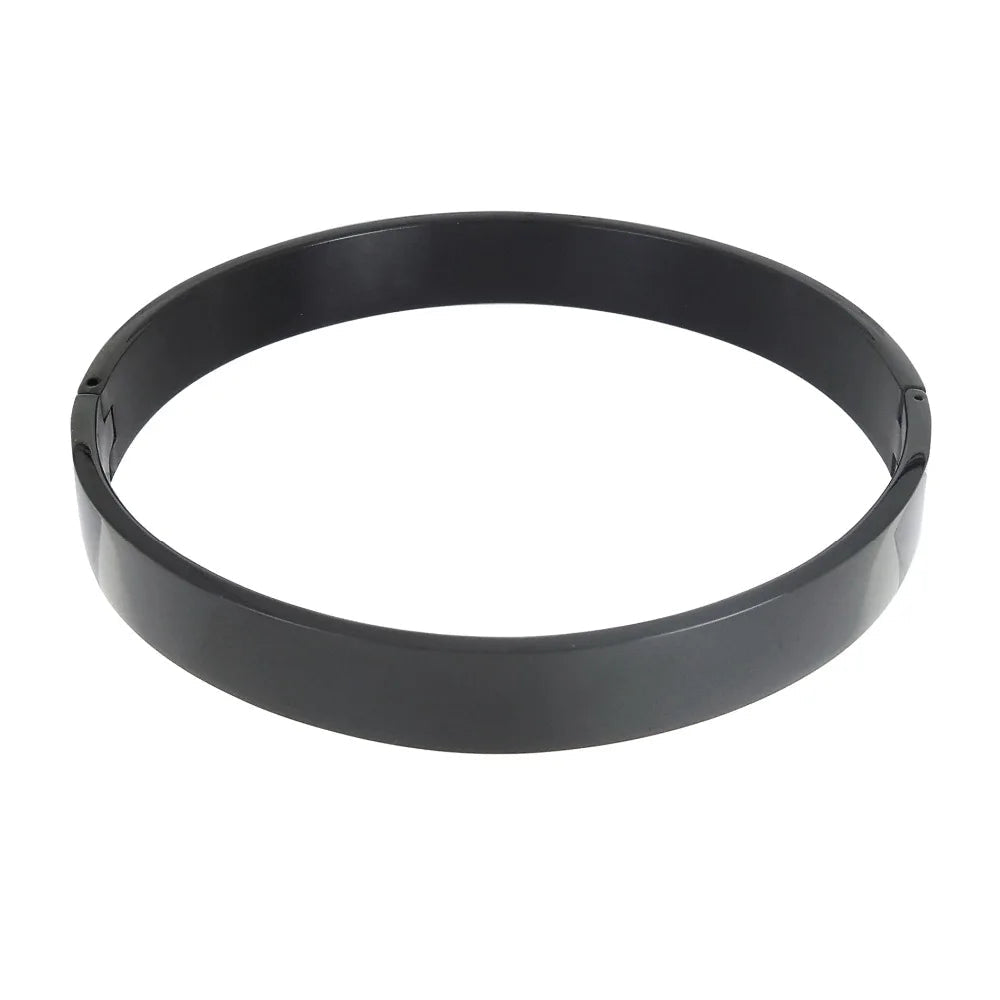 17mm Stainless Steel Slave Collar – Locking - Removable O-Ring Day Collar Submissives, Bondage Neck Restraint