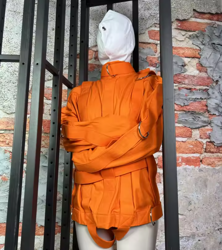 Asylum Straitjacket Bondage Gear – Unisex BDSM Fetish Restraint