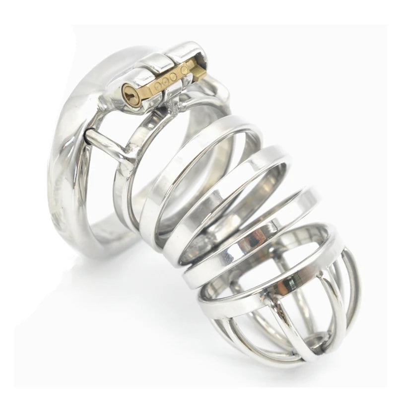 Stainless Steel Cock Cage Chastity Device -Metal Prisoner