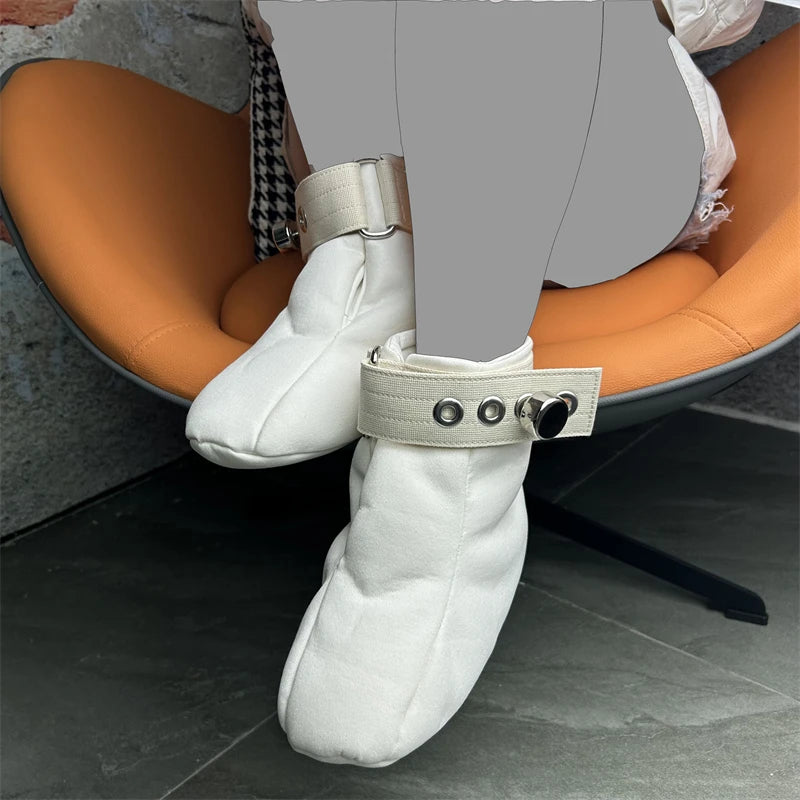 Spiked Foot Bondage Booties – Soft Padded BDSM Restraints for Crawling & Medical Play