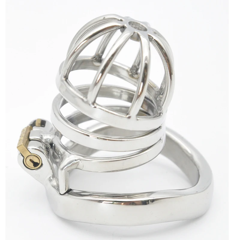 Stainless Steel Cock Cage Chastity Device -Metal Prisoner
