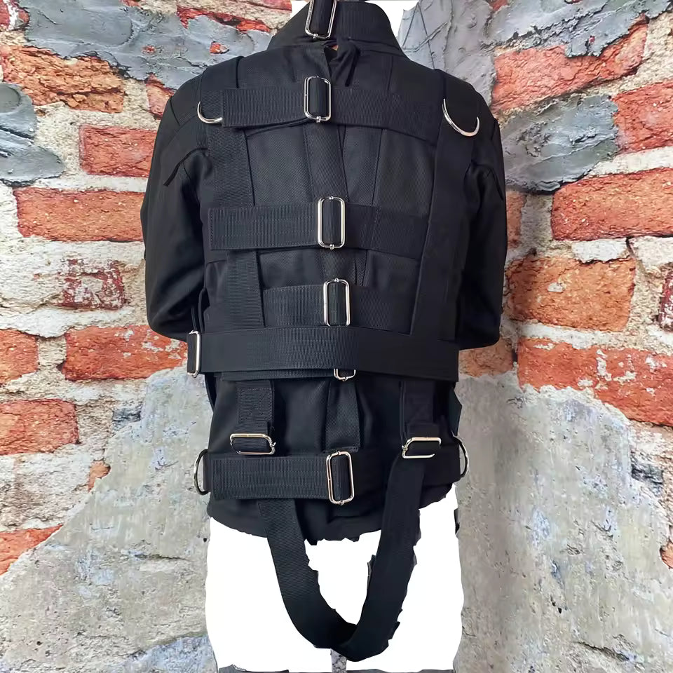 Asylum Straitjacket Bondage Gear – Unisex BDSM Fetish Restraint