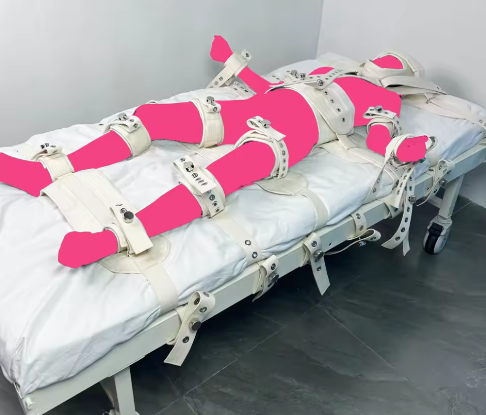 Shoulder Strap Extra Strong Asylum Bed Restraints System - Harness Bondage 8 Fixation Points for Ultimate Control