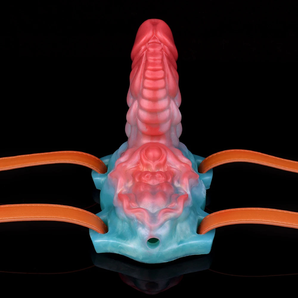 F*ck Your Leader - Squirting Thigh Grinder Strapon With Vibrator and Anal Dildo Female Masturbator Monster Vulva