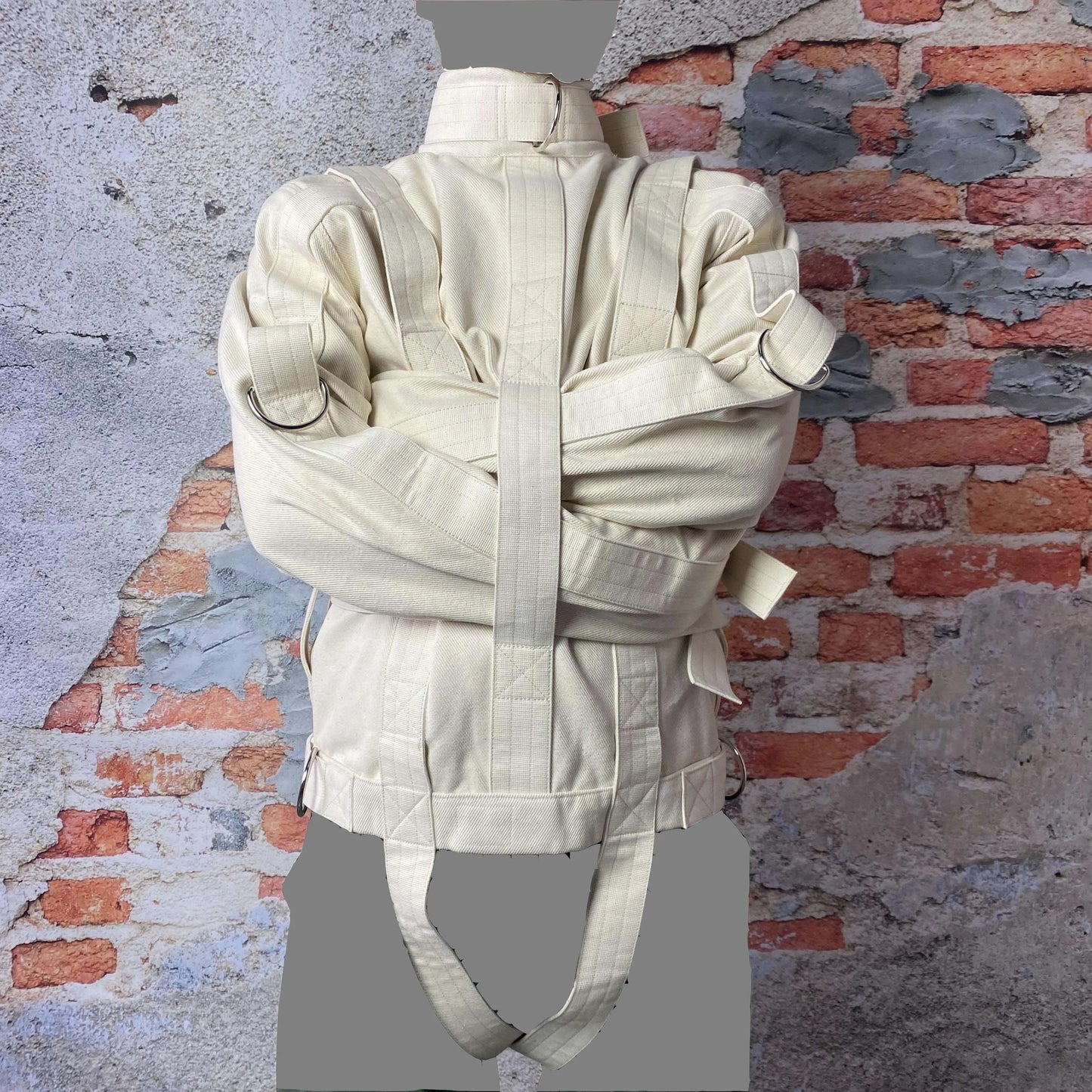 Asylum Straitjacket Bondage Gear – Unisex BDSM Fetish Restraint