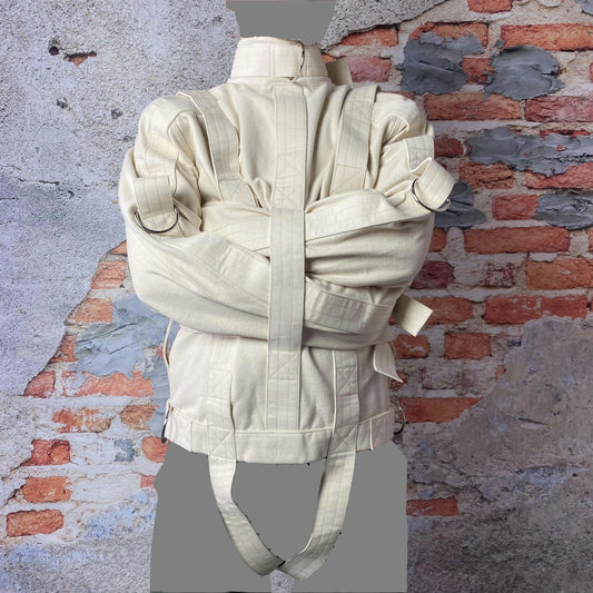Asylum Straitjacket Bondage Gear – Unisex BDSM Fetish Restraint